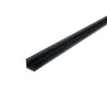 Profil kątowy 15x15mm dł. 1m aluminiowy czarny mat