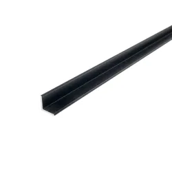 Profil kątowy 15x15mm dł. 2,5m aluminowy czarny mat