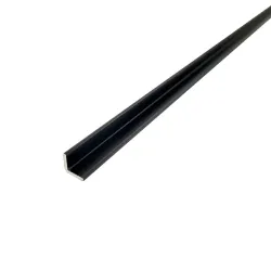 Profil kątowy 10x10mm dł. 2,5m aluminiowy czarny mat