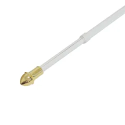 Zazdrostka rozsuwana karnisz 75-135cm biało złota mod.4