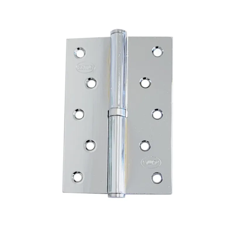 Zawias do drzwi 120x80mm stal chrom połysk rozłączny LEWY (pl) mod. 5007A