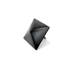 Ćwiek gwóźdź ozdobny piramida 28x28mm czarny mod.2