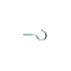 Hakczyki półpełne 2x23mm cynkowane półoczka wkręcane 26szt.