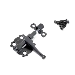 Zasuwka stalowa 30x30mm czarna meblowa mod. 484