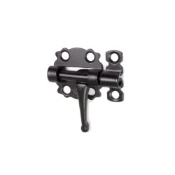 Zasuwka stalowa 30x30mm czarna meblowa mod. 484