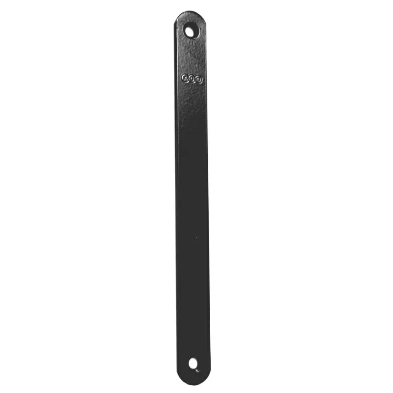 Zaślepka maskownica czarna 196x18mm blaszka zakrywająca wycicia pod zamki Mediana