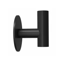 Wieszak łazienkowy czarny 60mm przyklejany mod. 6 DIS