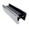 Wrzutnia na listy dwustronna ze szczotką chrom połysk 76x310mm mod. NU MAIL