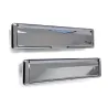 Wrzutnia na listy dwustronna ze szczotką 76x310mm chrom polysk 40-80 mod. NU MAIL