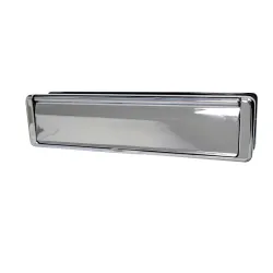Wrzutnia na listy dwustronna ze szczotką 76x310mm chrom polysk 40-80 mod. NU MAIL