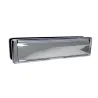 Wrzutnia na listy dwustronna ze szczotką 76x310mm chrom polysk 40-80 mod. NU MAIL