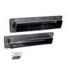 Wrzutnia na listy dwustronna ze szczotką 76x310mm chrom polysk 40-80 mod. NU MAIL