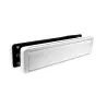 Wrzutnia na listy dwustronna 76x310mm ze szczotką Biała 40-80 mod. NU MAIL