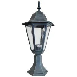 Lampa ogrodowa stojąca 458x230mm zieleń antyczna mod.3030
