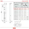 Zasuwa czołowa 401-150 niklowana AGB KANTRYGIEL