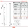 Zasuwa czołowa 700x16mm brązowa KANTRYGIEL mod. 401 AGB