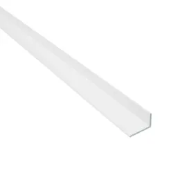 Profil kątowy 20x10mm dł. 2,5m aluminiowy biały