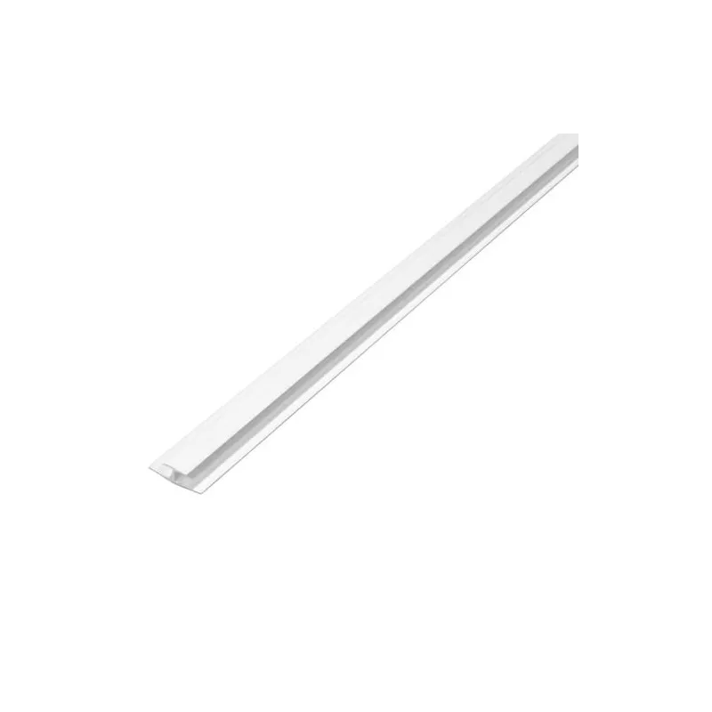 Profil H 25-11x4,3mm dł. 1m PCV biały