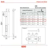 Zasuwa czołowa suwana 13x200mm mosiądzowana Kantrygiel AGB