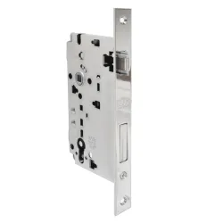 Zamek na wkładkę 85/70 niklowany czoło 22x238 prost. SICUREZZA 2.0