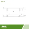 Uchwyt meblowy Reling 320mm INOX mod.4
