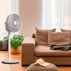 Wentylator bezprzewodowy 27W podłogowo-biurkowy mod. GALAIR-01 biały