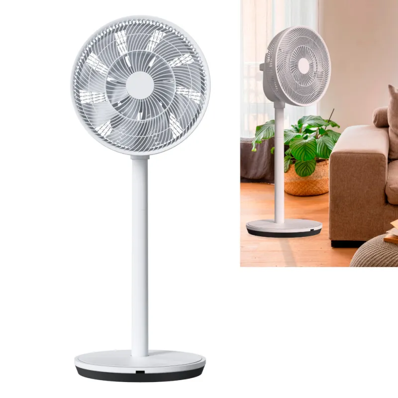 Wentylator bezprzewodowy 27W podłogowo-biurkowy mod. GALAIR-01 biały