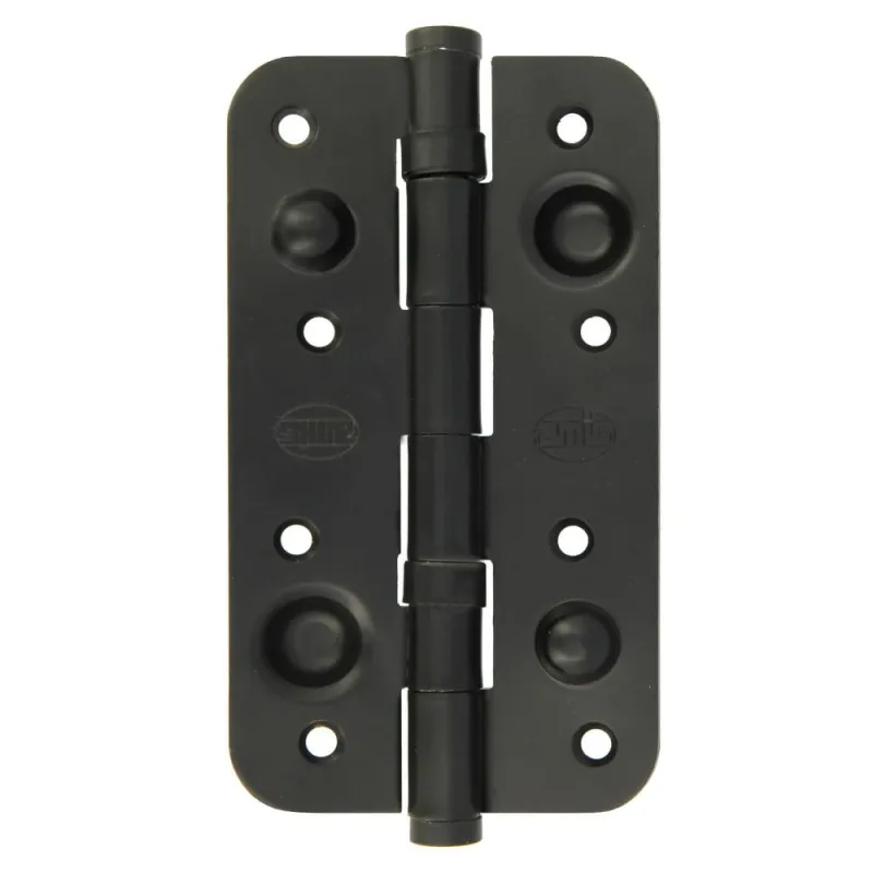 Zawias drzwiowy antywyważeniowy 150x82mm czarny mat łożyska mod. 569