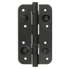 Zawias drzwiowy antywyważeniowy 150x82mm czarny mat łożyska mod. 569