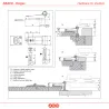 Zawias 25x56x35mm fi. 9mm AGB srebrny mat