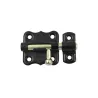Zasuwka stalowa czarna 40x38mm mod. 384