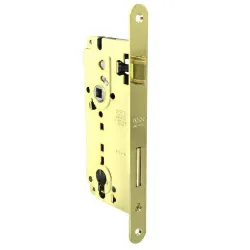 Zamek na wkładkę z dźwignią 90/50 mosiądzowany F22 t.9 PATENT GRANDE