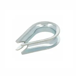 Kausza sercówka chomątko do linek 4-5mm galwanizowana 33x24mm mod. 30162