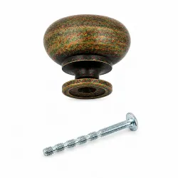 Gałka meblowa złoto antyczne 32mm mod. 807