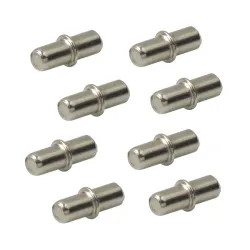 Podpórki do półek meblowych bolce 16x5mm niklowane mod.160 8szt. DIS
