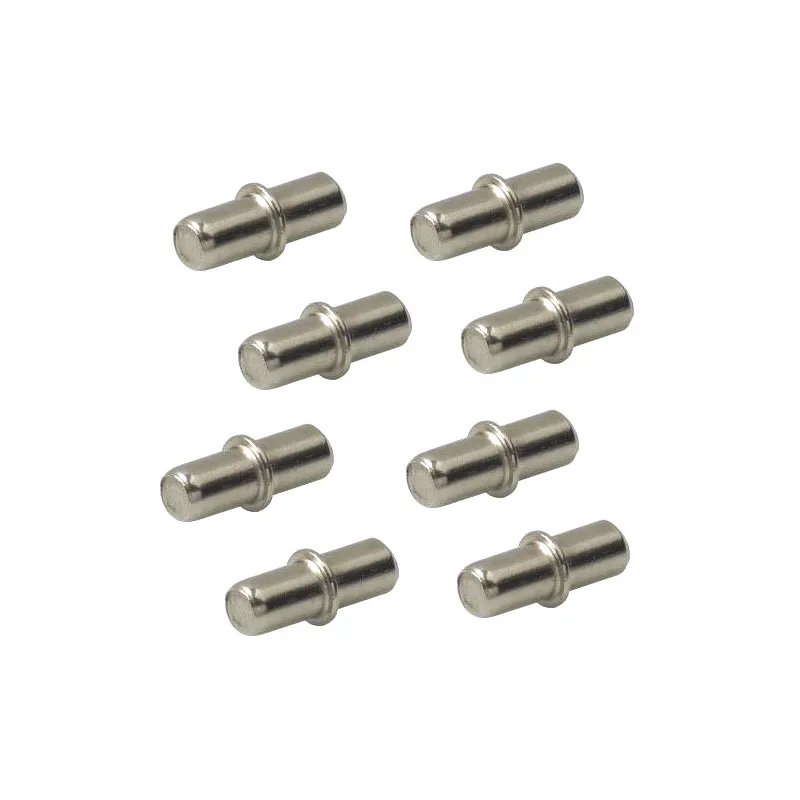 Podpórki do półek meblowych bolce 16x5mm niklowane mod.160 8szt. DIS