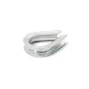 Kausza sercówka chomątko do linek 4-5mm galwanizowana 33x24mm mod. 30162