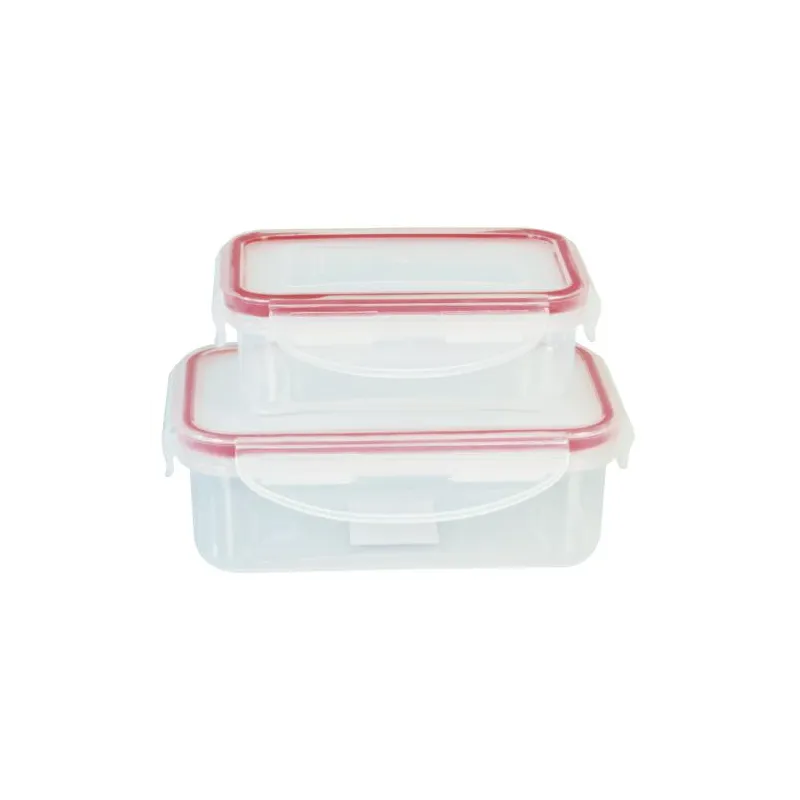 Pojemniki na żywność plastiokowe zestaw 2 szt.  0,24 i 0,5l mod. 1