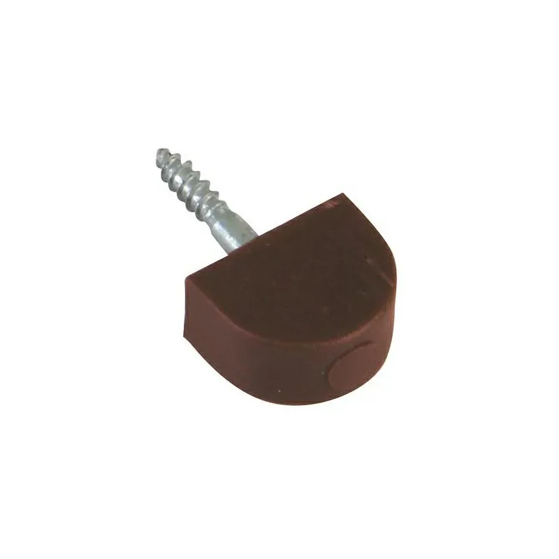 Podpórka meblowa 13x10mm brąz plastikowa 8szt. mod.165