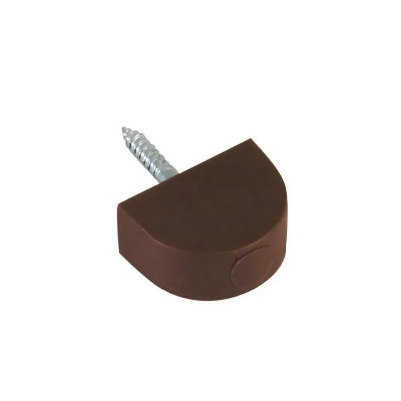 Podpórka meblowa 19x15mm brąz plastikowa 8szt. mod.165