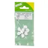 Podpórki meblowe plastikowe białe z wkrętem13x10mm 8szt. mod.165