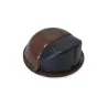 Odbój drzwiowy 50x22mm brąz / czarny odbojnik podłogowy przyklejany mod. 400