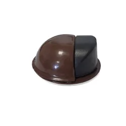 Odbój drzwiowy 50x22mm brąz / czarny odbojnik podłogowy przyklejany mod. 400