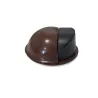 Odbój drzwiowy 50x22mm brąz / czarny odbojnik podłogowy przyklejany mod. 400