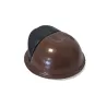 Odbój drzwiowy 50x22mm brąz / czarny odbojnik podłogowy przyklejany mod. 400