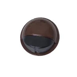 Odbój drzwiowy 50x22mm brąz / czarny odbojnik podłogowy przyklejany mod. 400