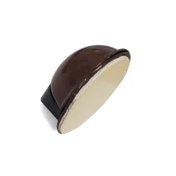 Odbój drzwiowy 50x22mm brąz / czarny odbojnik podłogowy przyklejany mod. 400