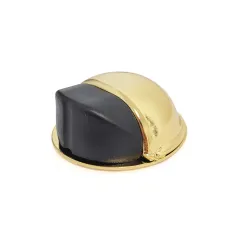 Odbój drzwiowy 50x22mm złoty / czarny odbojnik podłogowy mod. 400 DIS