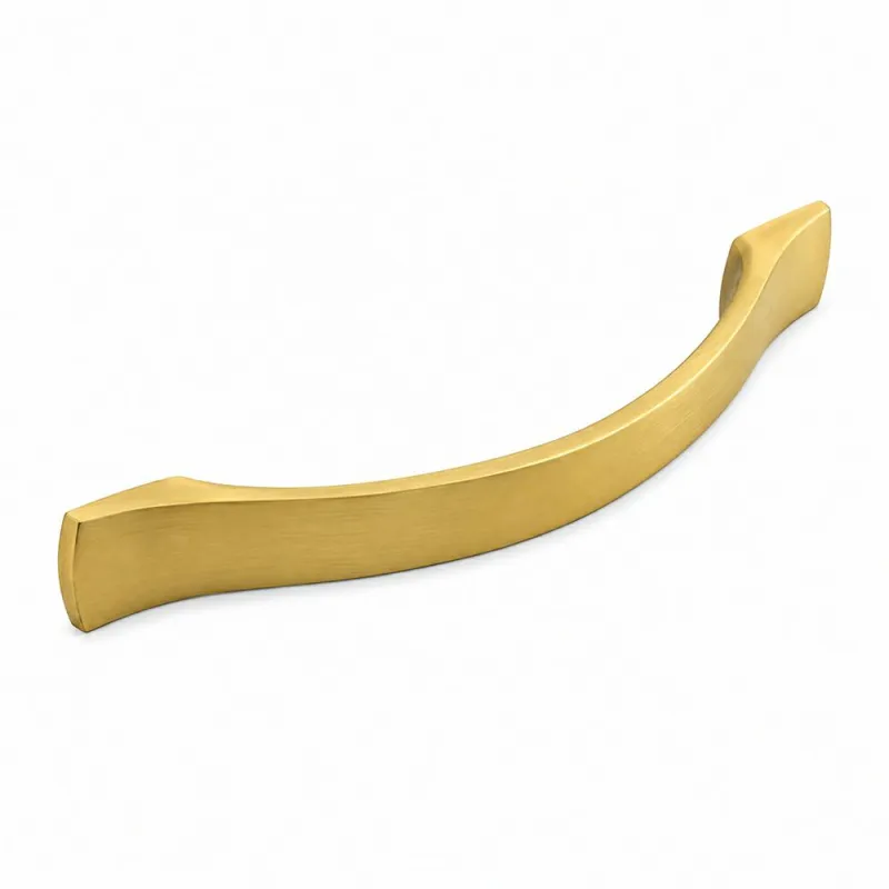 Uchwyt meblowy 96mm mosiądzowany szczotkowany mod. 833