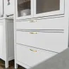 Uchwyt meblowy 96mm mosiądzowany szczotkowany mod. 833